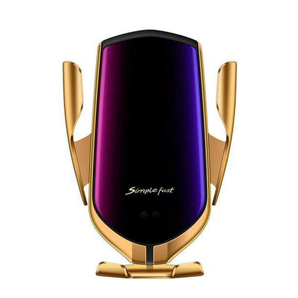 Silver R1 Automatic Clamping Infrared Induction Fast Charging Mobile Phone 10W car Wireless Charger Holder Silver R1 Automatic Clamping Infrared Induction Fast Charging Mobile Phone 10W car Wireless Charger Holder